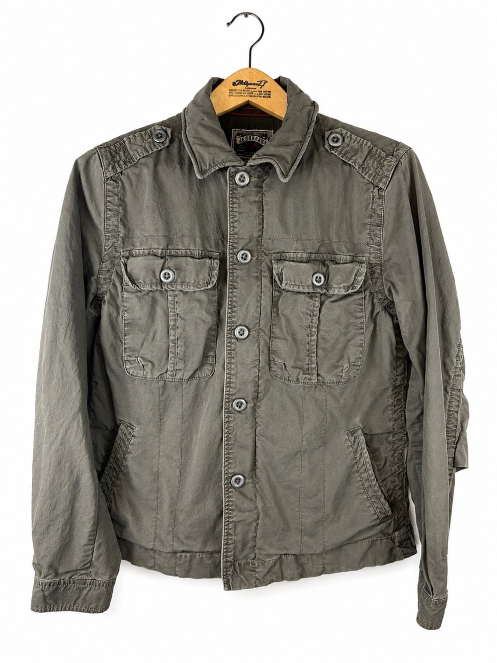 Jeremiah Vintage Utility Field Jacket Heritage Military Cargo Streetwear Size M